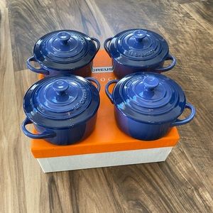 Le Creuset Mini Cocottes Set with Cookbook